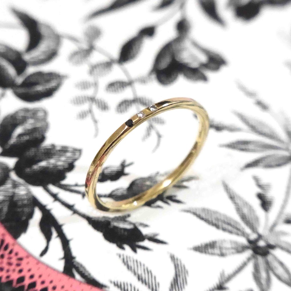 K18YG Moirai ダイヤモンドリング -マジック-