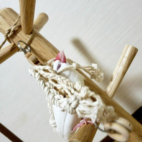 安全で安心《お花のツンツンかみかみ》✩.*˚鳥 インコ おもちゃ