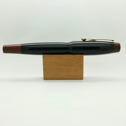 にゅにゅん手作りペン49雪羽木製クラウンペンテール+ホーンペン本体 3枚目の画像