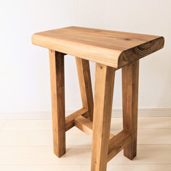 国産天然木 ひのき切株ウッドスツール・丸太サイドテーブル・無