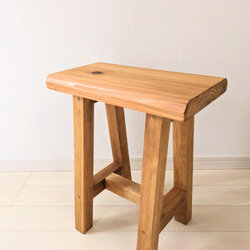 角丸みスツール＊カフェ風＊ 高さ40cm〜オーダー可 椅子（チェアー