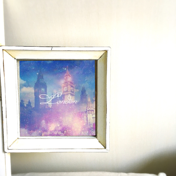 アンティーク 写真立て 複合 フォトフレーム(白) 3枚目の画像