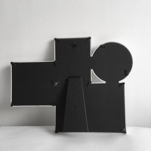 アンティーク 写真立て 複合 フォトフレーム(白) 4枚目の画像