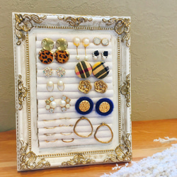 アクセサリー収納 スタンド(ホワイト) 1枚目の画像