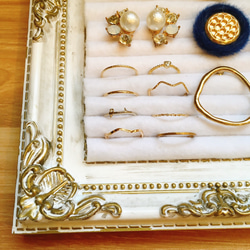 アクセサリー収納 スタンド(ホワイト) 4枚目の画像