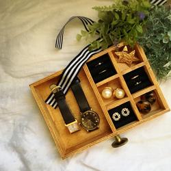 木製 アクセサリーBOX(sun) 1枚目の画像