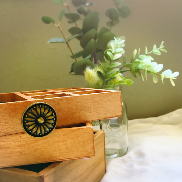 木製 アクセサリーBOX(sun) 3枚目の画像