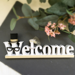 ウェルカム・イニシャルオブジェセット(ホワイト) 2枚目の画像