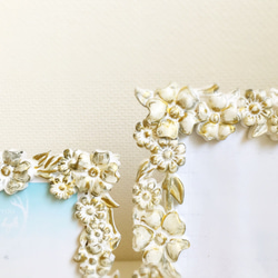 お花 アンティーク調フォトフレーム(写真立て) 4枚目の画像