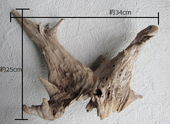 ハンドメイド・アンテーク素材の定番♪インテリア素材 ・流木‥ ＃０4 7枚目の画像