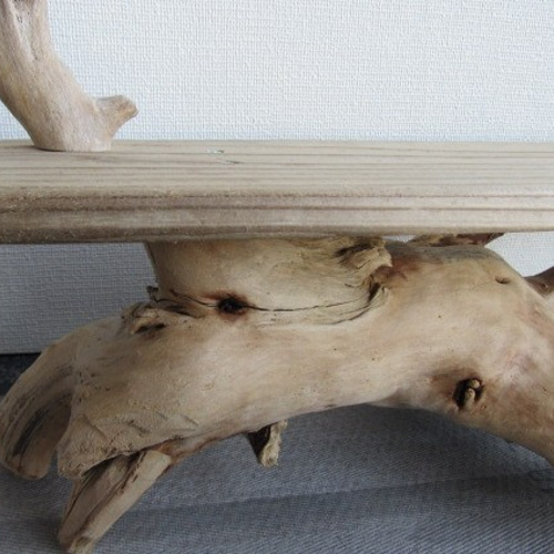 流木ベンチ☆小物スタンド 花台 No.35 その他インテリア雑貨 S.I-CRASS