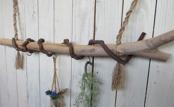 流木インテリアハンガーno110