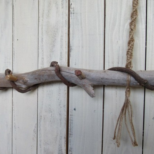 流木ロングハンガー/アンティーク❧No.111 その他インテリア雑貨 S.I