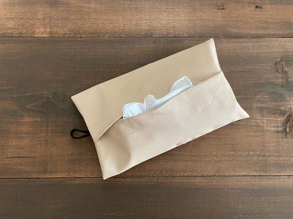 エコティッシュ/ソフトパック用ティッシュケース(ベージュ) その他