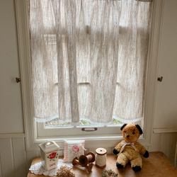 アーチ型フリルカフェカーテン＊ カーテン La chambre d'Andy 通販