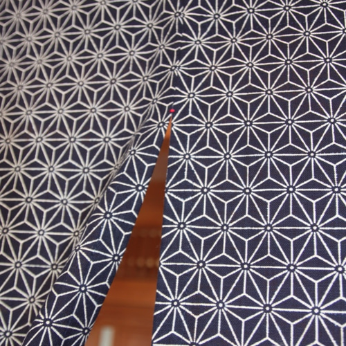 のれん(麻の葉) カーテン asahouseikoubou 通販 7520603｜Creema