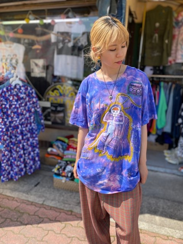 ペイント　タイダイ染め　Tシャツ　XXLサイズ　 9枚目の画像