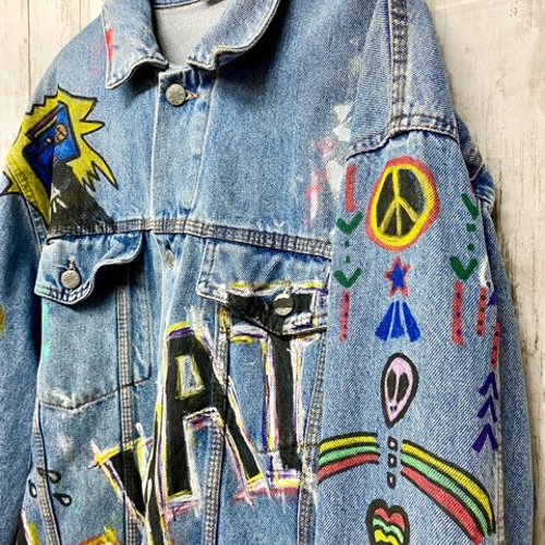 専用です デニムリメイク♥パッチワークブランケット No.1126ハンドメイド☆ブランケット＆バッグ☆デニムリメイク