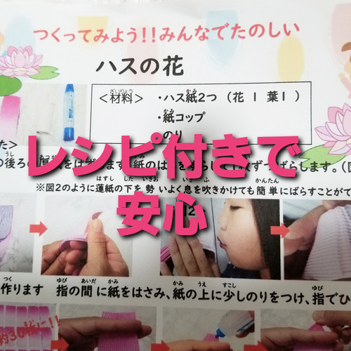 期間限定‼️》☆カラフル蓮紙24個セット☆ その他素材 蓮の花紙専門店