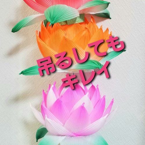 期間限定‼️》☆カラフル蓮紙24個セット☆ その他素材 蓮の花紙専門店