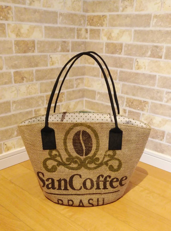 麻袋のマルシェバッグ（豆＆カエル） トートバッグ CHIP 通販 3990209