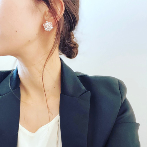 卒業式入園入学式結婚式フォーマルK18金9-9.5mmあこやピアス