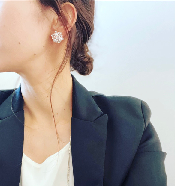 卒業式　入園入学式　結婚式　フォーマル　K18金　9-9.5mmあこやピアス 1705-532093_01ss.jpg