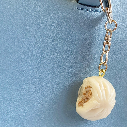 ♡ぶたまん♡チャームフェイクフードキーホルダー樹脂粘土