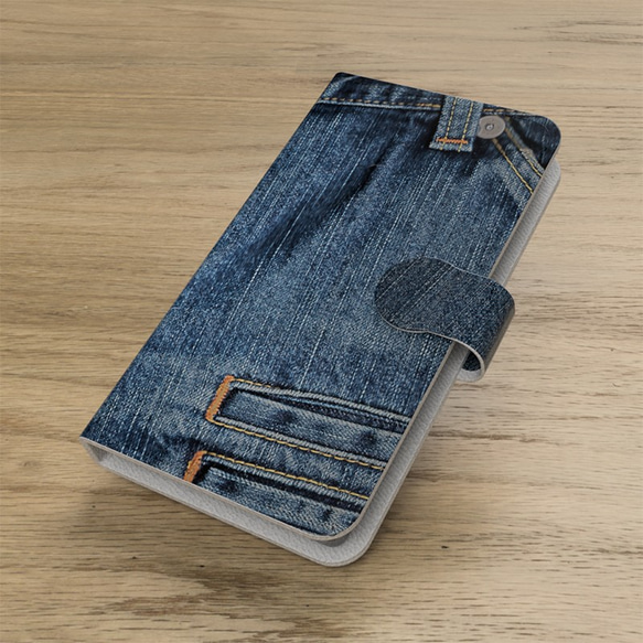 手帳型スマホケース［イメージシリーズ・Denim1］送料込み 1枚目の画像