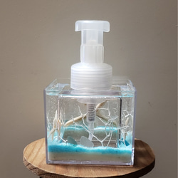 ディスペンサー(クリスタルディスペンサー)海水色 3枚目の画像