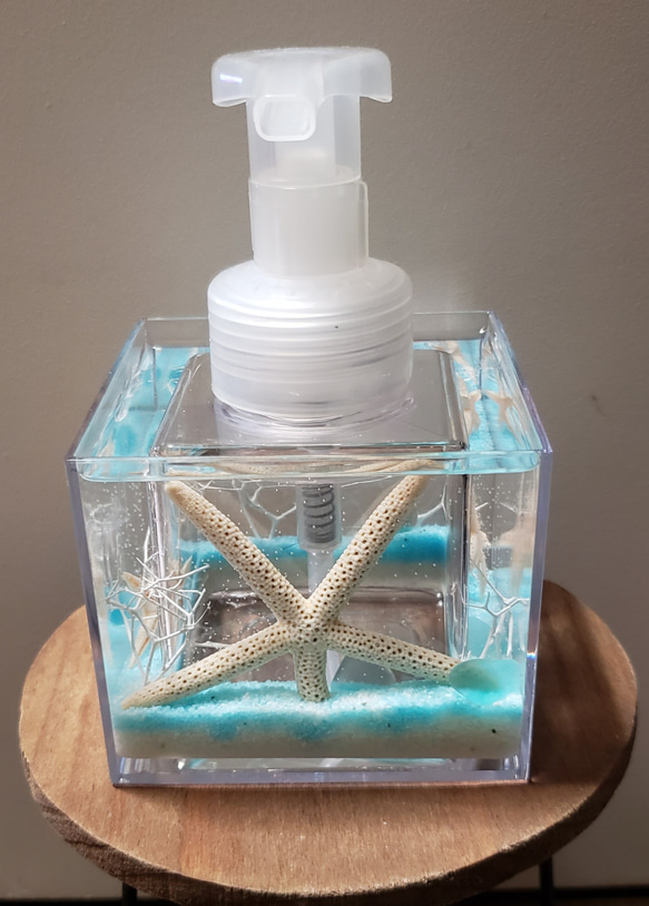 ディスペンサー(クリスタルディスペンサー)海水色 5枚目の画像