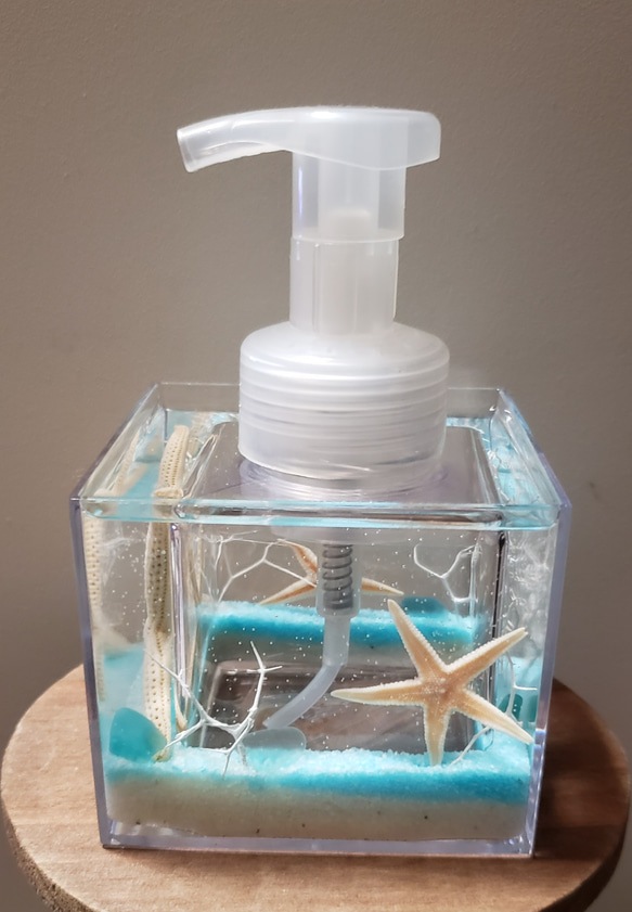 ディスペンサー(クリスタルディスペンサー)海水色 6枚目の画像