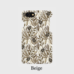 総柄insect iPhoneケース-Beige- 2枚目の画像