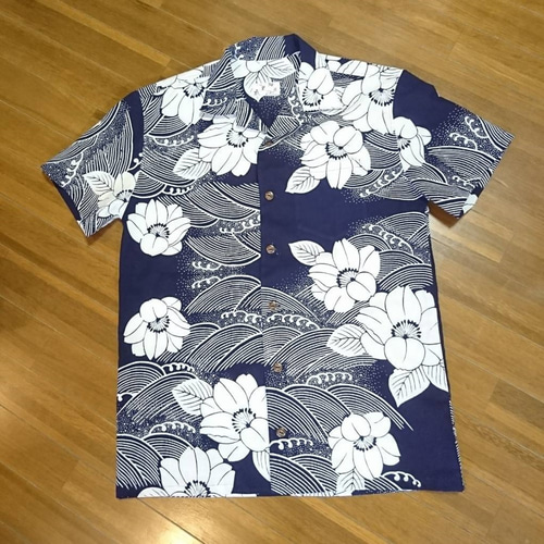 アロハシャツ ハワイ 上下セット Tシャツ プルメリア 浴衣