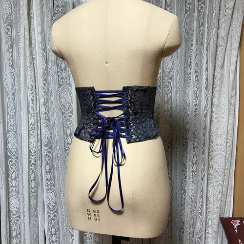 おかゆ様専用 ハンドメイド 簡単和柄コルセット ファッション小物