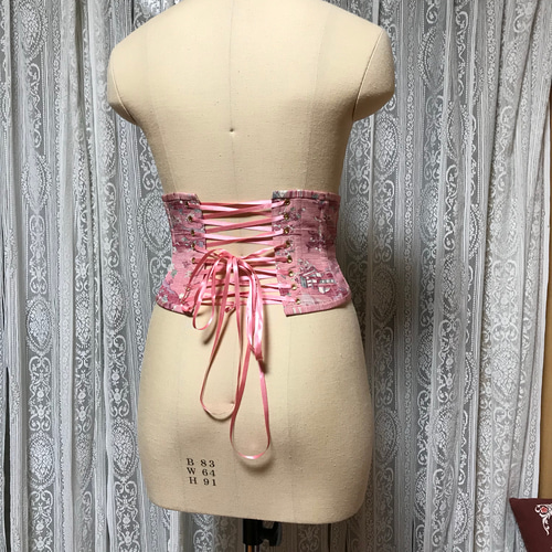 和柄のコルセット 和装小物（帯・半襟） dried-lilium 通販 5840719