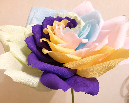 ☆4色！ジャイアントペーパーフラワー☆ 立体・オブジェ floralia 通販 