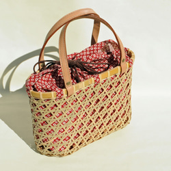 竹 差し六つ目編みのバック かごバッグ Basketry 通販 10286463