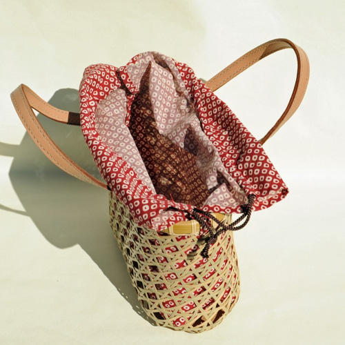 竹細工 差し六つ目編みのバック かごバッグ Basketry 通販