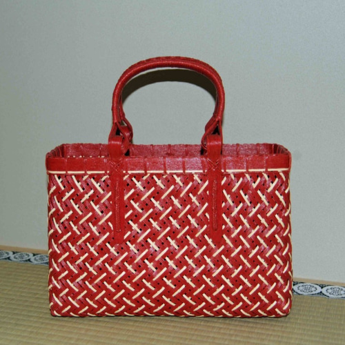 ペーパークラフトバンドの網代編みバック かごバッグ Basketry 通販 