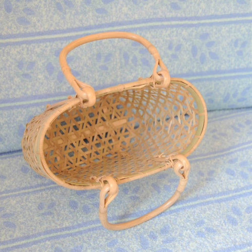竹 鉄線（亀甲）崩し編みのバック かごバッグ Basketry 通販