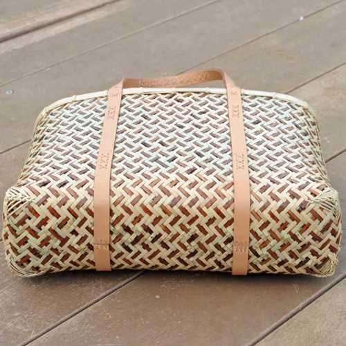 竹 網代編みのかごバック かごバッグ Basketry 通販 7123150