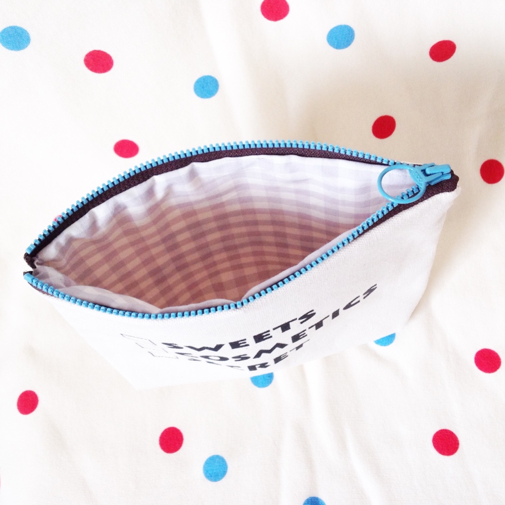 Alqaeminstitute - SECRET POUCH～ナチュラル(水色×チョコレート)～ ポーチ 