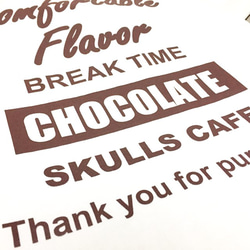 ~バレンタイン企画~SKULLS CAFE Ｔシャツ(チョコレート) 3枚目の画像