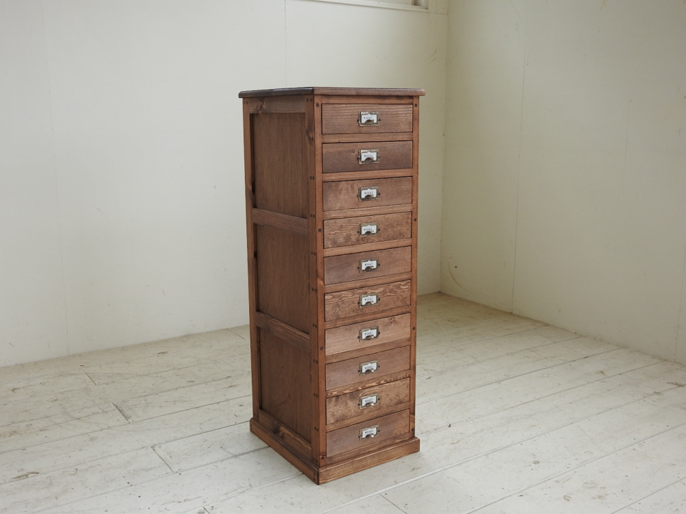 木製 10引き出し タンス 木製引き出し 10段