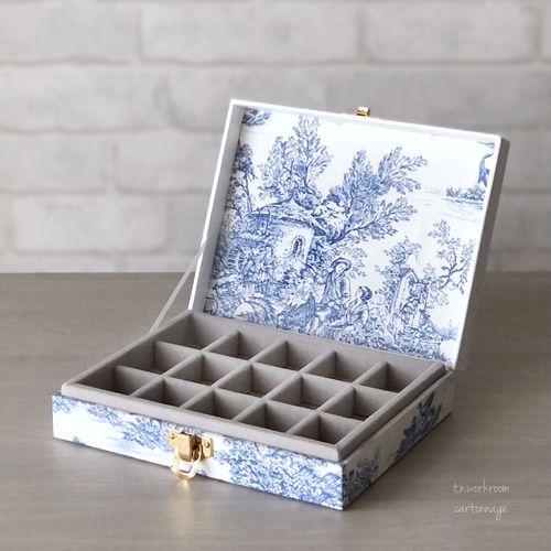 アクセサリーボックス〈カルトナージュ〉トワルドジュイ その他 アクセサリーボックス〈カルトナージュ〉トワルドジュイ その他