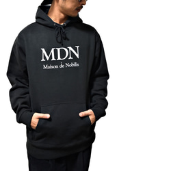 【送料無料】MDN Logo Hoodie Black 6枚目の画像