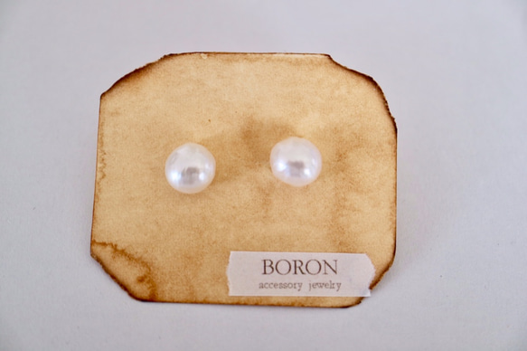 K10巴洛克珍珠耳環⑥ 第2張的照片