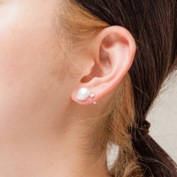 K18巴洛克珍珠耳環 第4張的照片