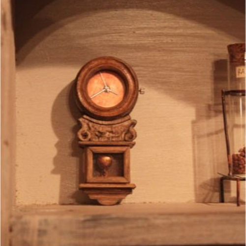 ミニチュア 柱時計 掛け時計・置き時計 chocolat-cappuccino 通販